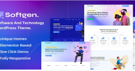 Product Image - Softgen – Software & Technology WordPress Theme