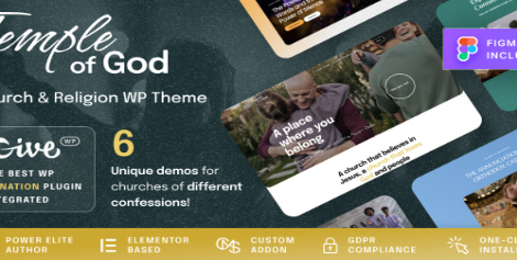 Product Image - Temple of God – Religion and Church Theme