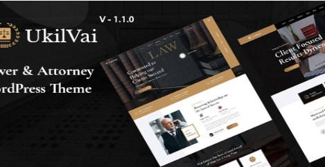 Product Image - Ukilvai – Lawyer & Attorney WordPress Theme