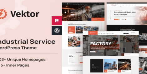 Product Image - Vektor – Industrial Service WordPress Theme