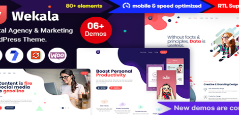 Product Image - Wekala – Digital Agency & Marketing WordPress Theme