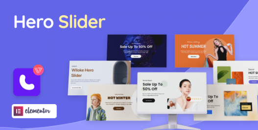 Product Image - Wiloke Hero Slider Widget for Elementor