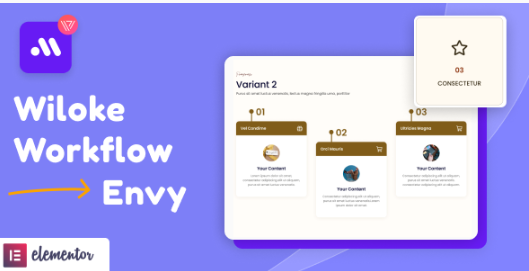 Product Image - Wiloke Workflow Envy Widget for Elementor