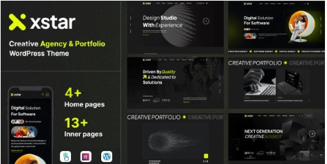 Product Image - Xstar – Creative Agency & Portfolio WordPress Theme