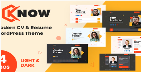 Product Image - iKnow – Personal Portfolio WordPress Theme