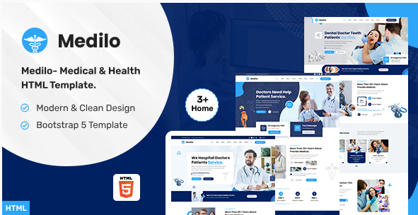 Medilo - Medical, Hospital & Dental HTML Template