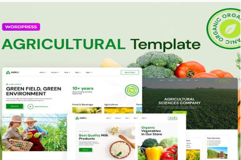 Agria – Agriculture Company Elementor Pro Template Kit