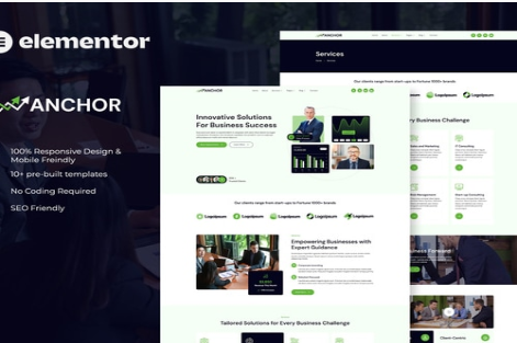 Product Image - Anchor – Business Consulting Elementor Template Kit