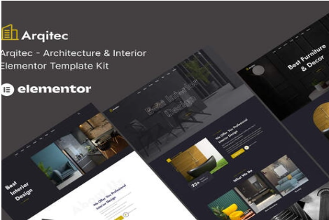 Product Image - Arqitec – Architecture & Interior Elementor Template Kit