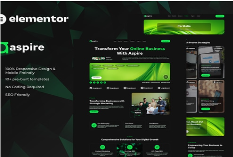 Product Image - Aspire – SEO & Digital Marketing Elementor Template Kit