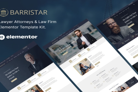 Barristar - Lawyer Attorney and Law Firm Template Kit