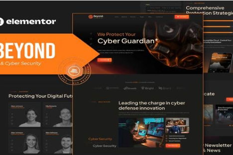 Product Image - Beyond – IT & Cyber Security Elementor Template Kit