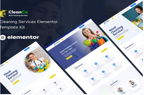 Cleanco – Cleaning Service Elementor Template Kit