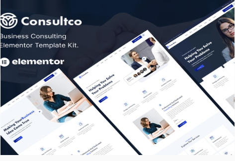 Consultco – Consulting Business Elementor Template Kit