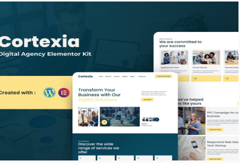 Product Image - Cortexia – Digital Agency Elementor Template Kit
