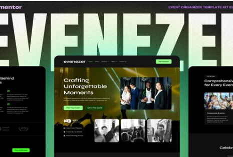 Product Image - Evenizer – Event Organizer Elementor Template Kit