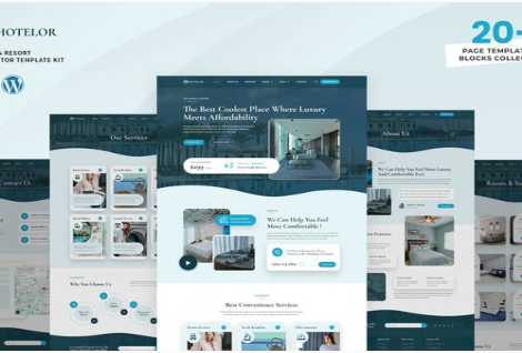 Product Image - Hotelor – Hotel & Resort Elementor Pro Template Kit