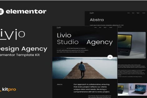 Product Image - Livio – Design Agency Elementor Template Kit