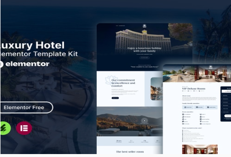 Product Image - Lotuz – Luxury Hotel Elementor Template Kit