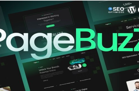 Product Image - PageBuzz – Digital Agency Elementor Template Kit