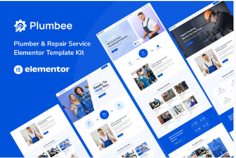 Product Image - Plumbee – Plumber & Repair Services Elementor Template Kit