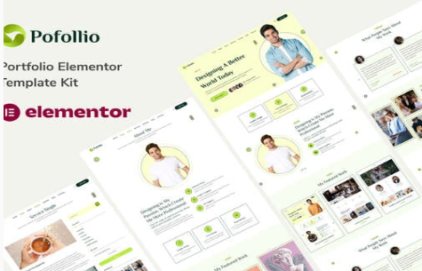 Product Image - Pofollio – Portfolio Elementor Template Kit