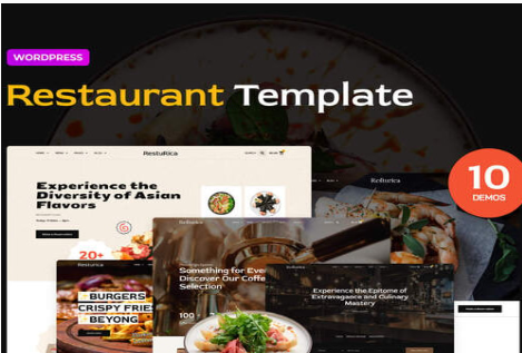 Product Image - Resturica – Food Industry Elementor Pro Template Kit