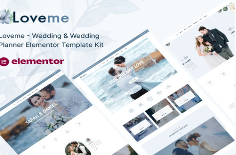 Product Image - Loveme – Wedding & Wedding Planner Elementor Template Kit