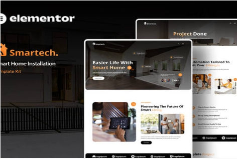 Product Image - Smartech – Smart Home Installation Elementor Template Kit