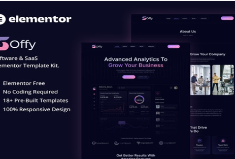 Product Image - Soffy – Software & SaaS Elementor Template Kit