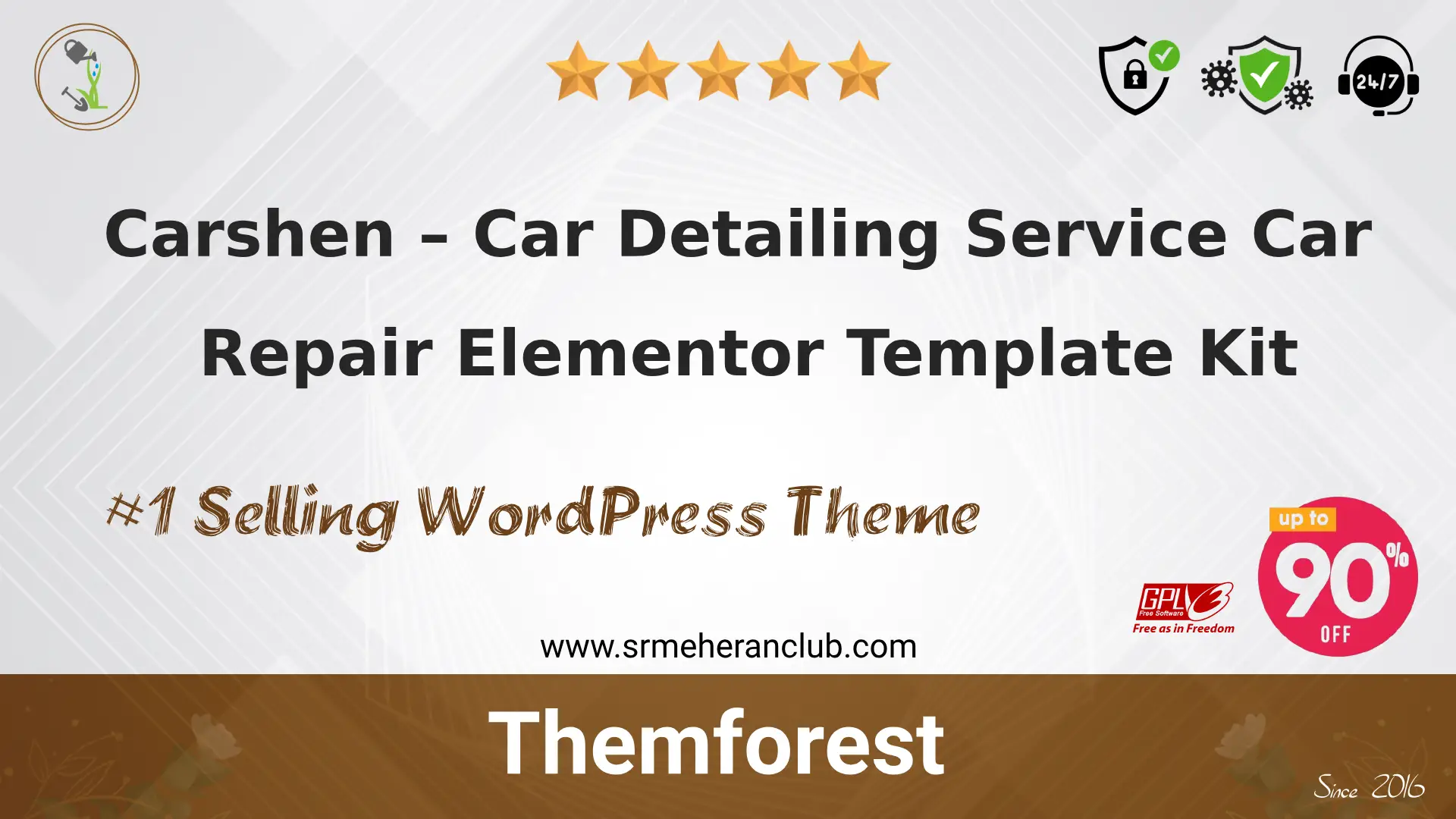Carshen – Car Detailing Service Car Repair Elementor Template Kit