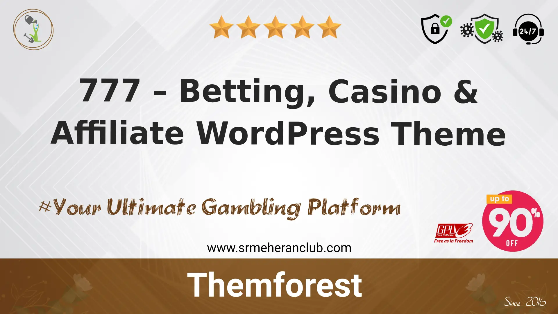 777 – Betting, Casino & Affiliate WordPress Theme