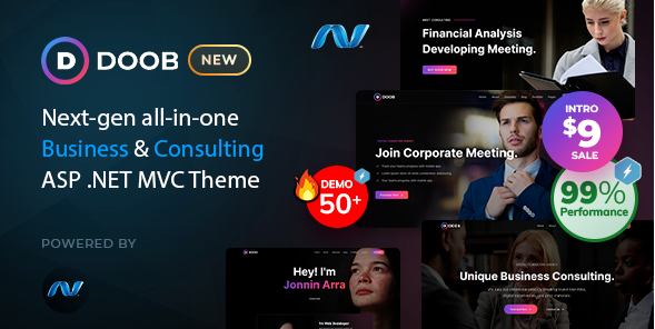 Doob – Business & Consulting ASP .NET MVC 5 Template
