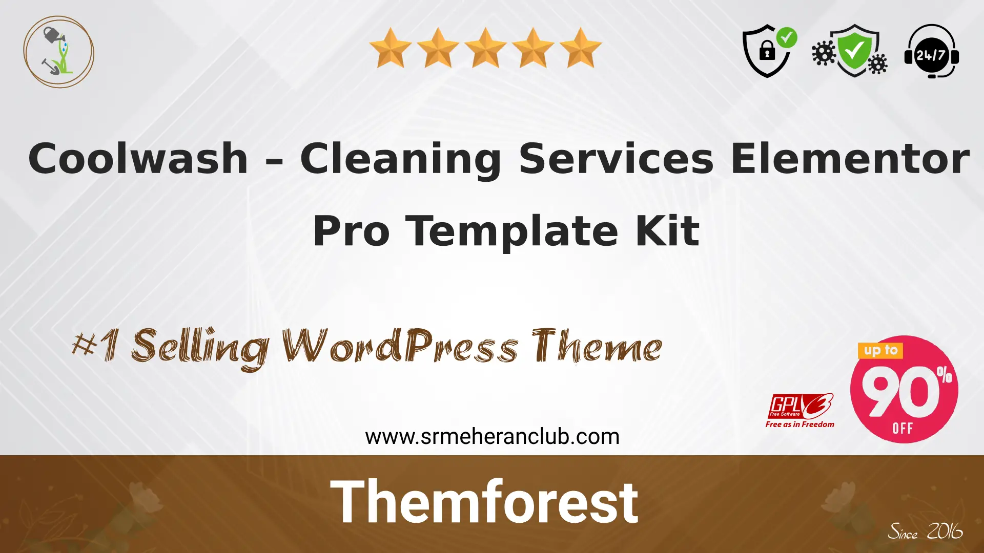 Coolwash – Cleaning Services Elementor Pro Template Kit
