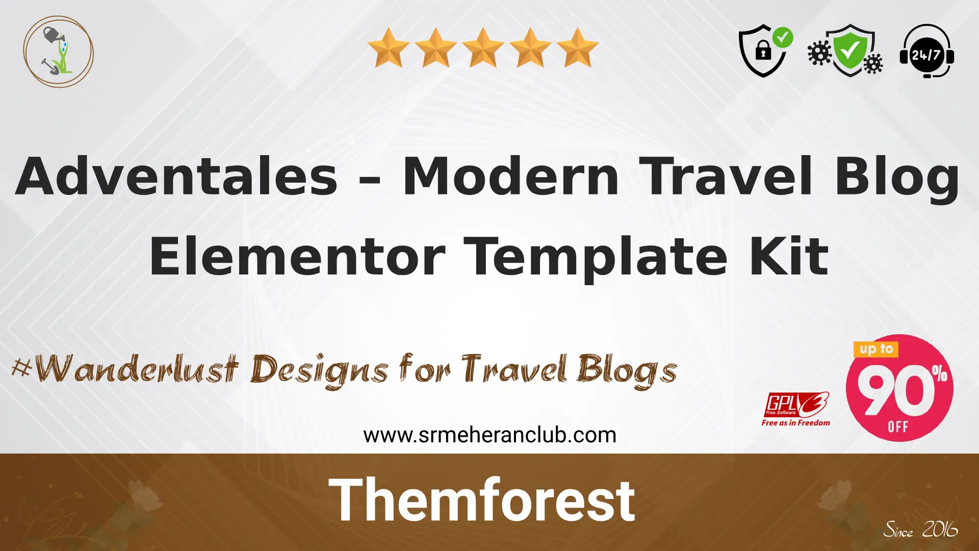 Adventales – Modern Travel Blog Elementor Template Kit