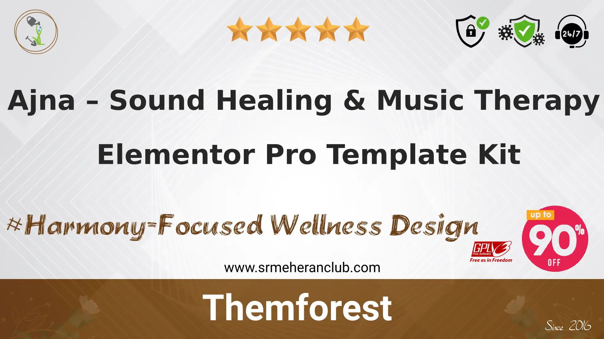 Ajna – Sound Healing & Music Therapy Elementor Pro Template Kit