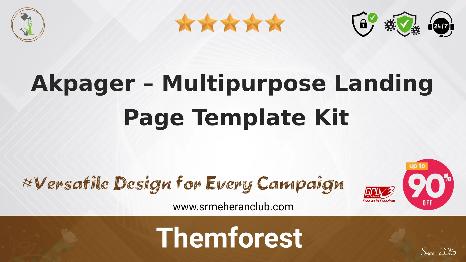 Akpager – Multipurpose Landing Page Template Kit