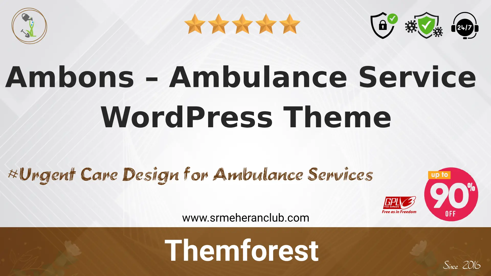 Ambons – Ambulance Service WordPress Theme