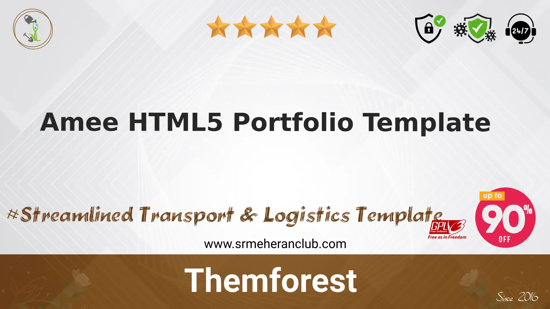 Amee HTML5 Portfolio Template — Template by Themeforest