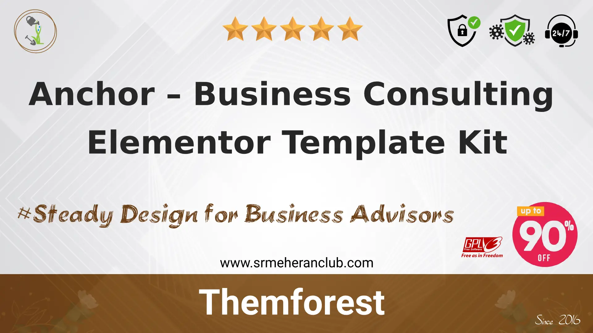 Anchor – Business Consulting Elementor Template Kit1.0