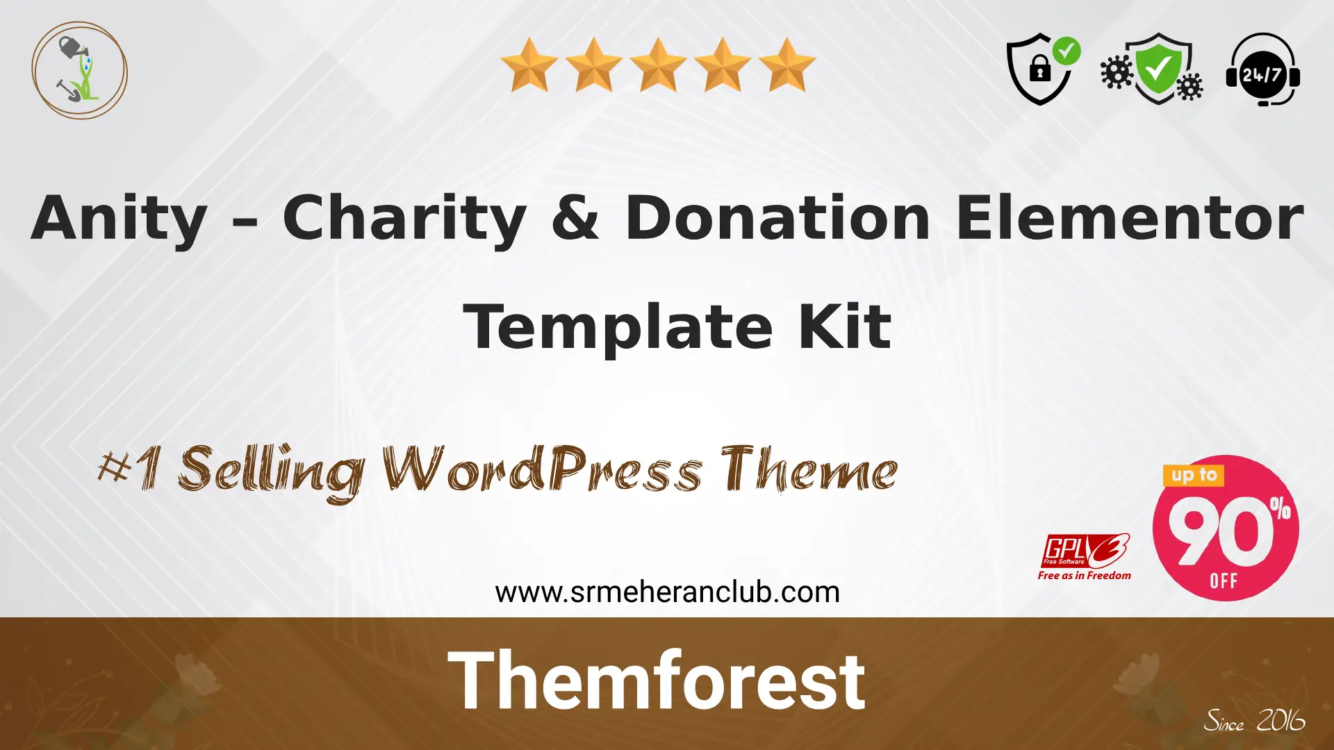 Anity – Charity & Donation Elementor Template Kit