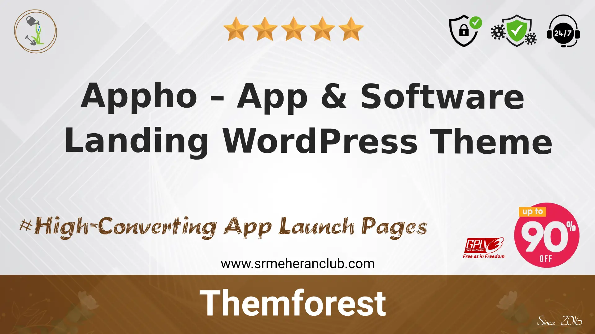 Appho – App & Software Landing WordPress Theme