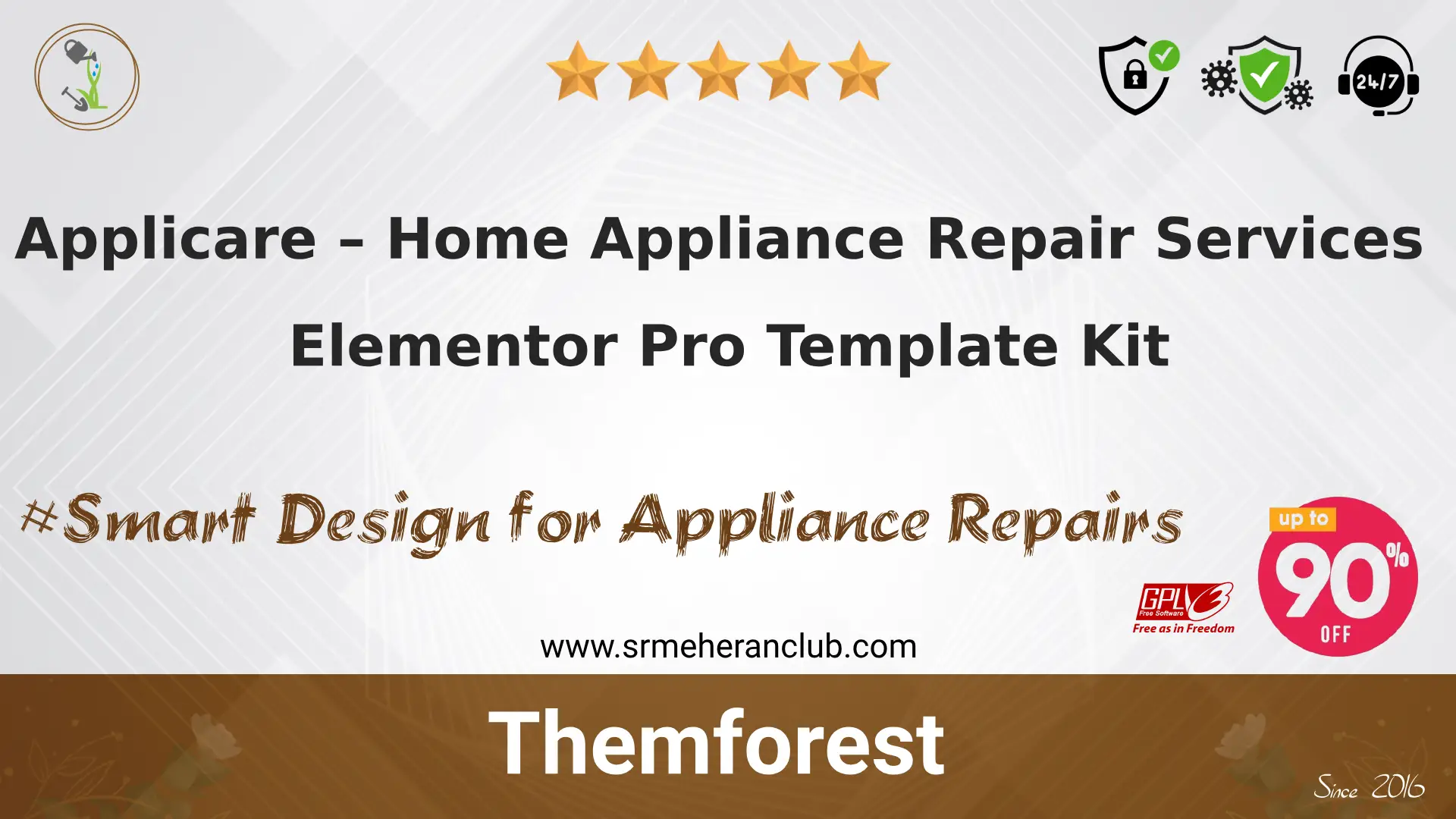Applicare – Home Appliance Repair Services Elementor Pro Template Kit — Elementor Kit by Themeforest