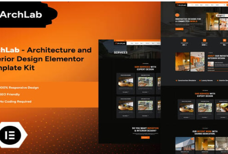 Product Image - ArchLab – Architecture & Interior Design Elementor Pro Template Kit
