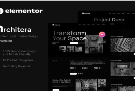 Product Image - Architera – Architecture & Interior Design Elementor Template Kit Product Image - Architera – Architecture & Interior Design Elementor Template Kit