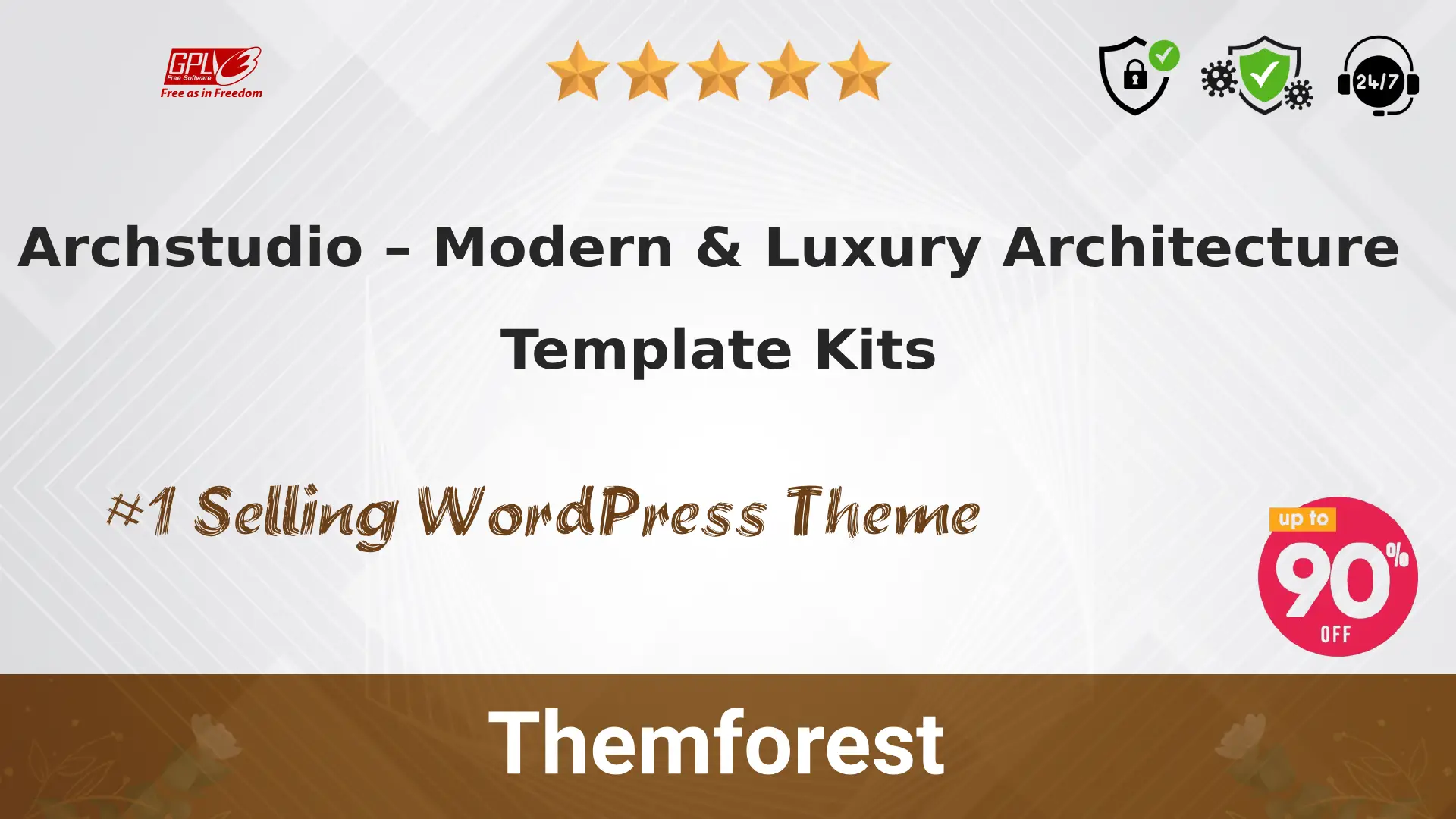 Archstudio – Modern & Luxury Architecture Template Kits — Elementor Kit by Themeforest