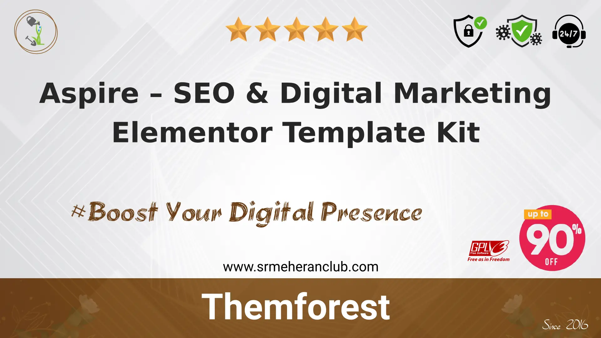 Aspire – SEO & Digital Marketing Elementor Template Kit