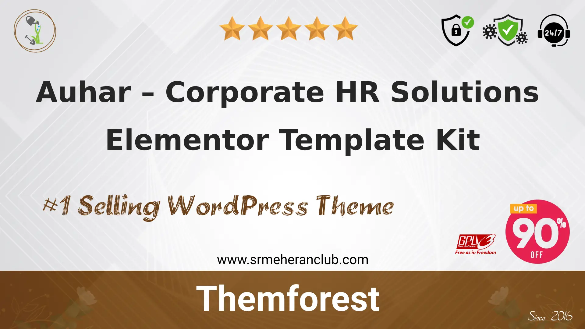 Auhar – Corporate HR Solutions Elementor Template Kit — Elementor Kit by Themeforest