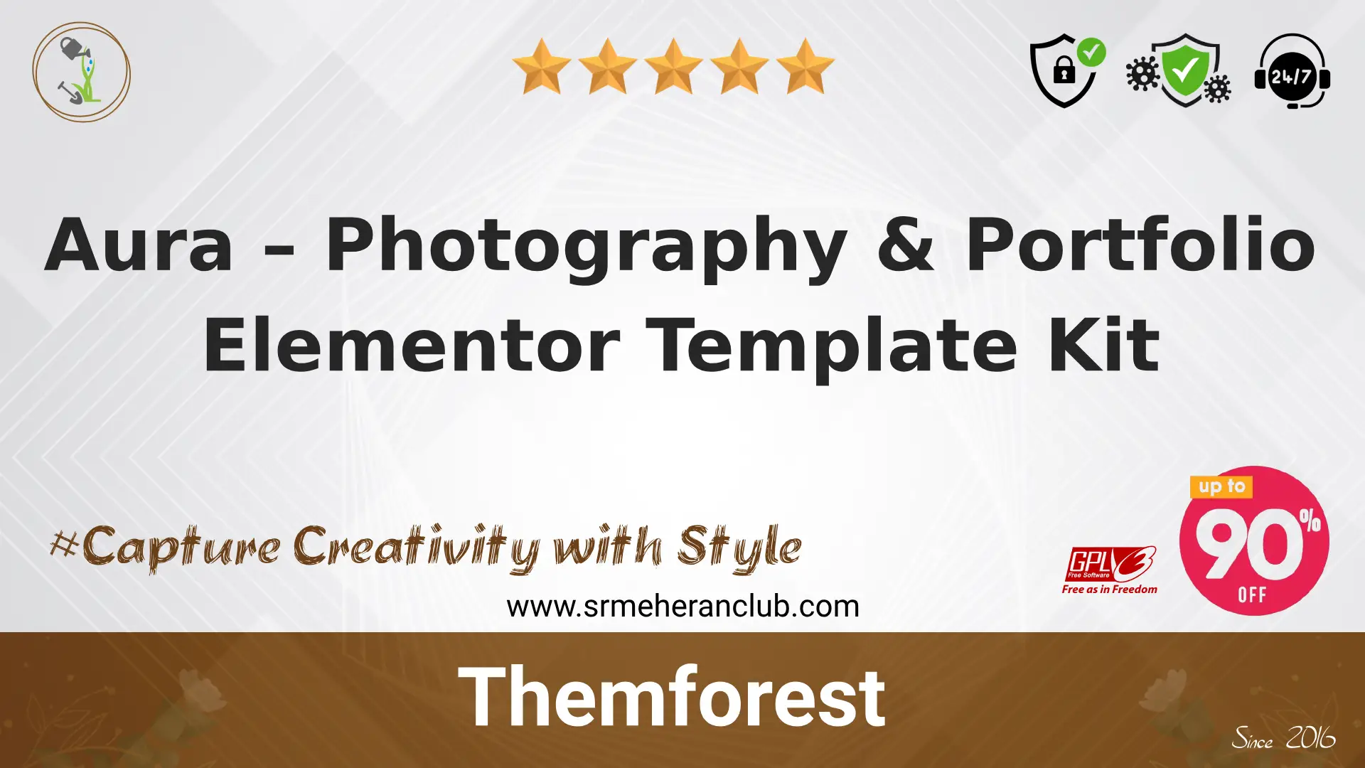 Aura – Photography & Portfolio Elementor Template Kit