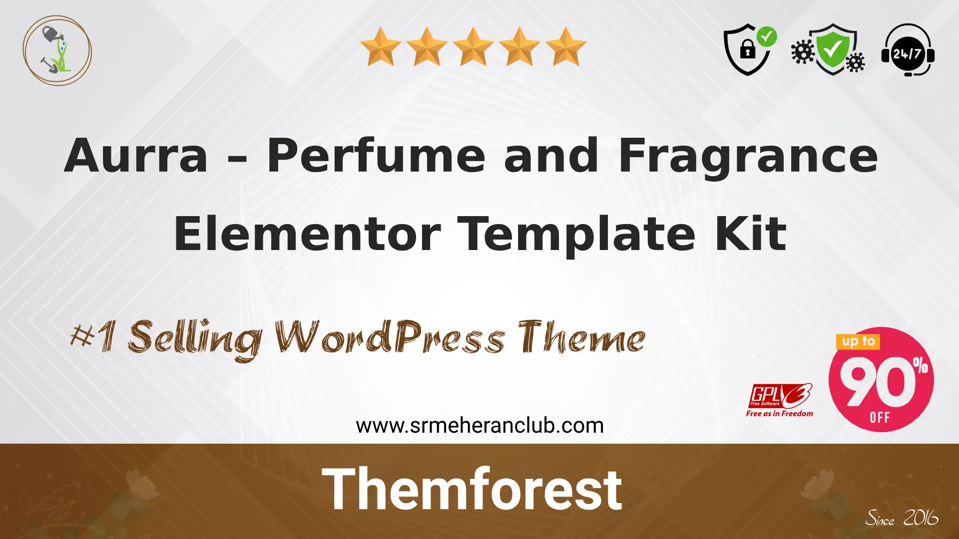 Aurra – Perfume and Fragrance Elementor Template Kit — Elementor Kit by Themeforest